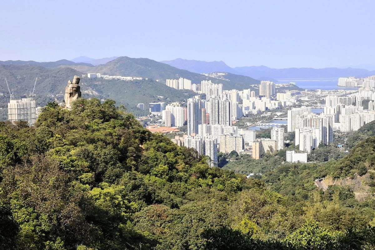 Hong Kong hill view